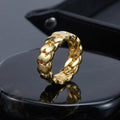 Premium gold Cuban link ring for casual and formal style