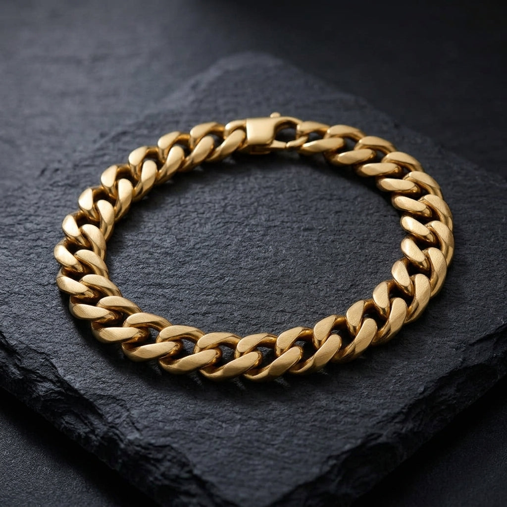 Radiant Luxe Gold Tennis Bracelet with brilliant 3mm CZ stones