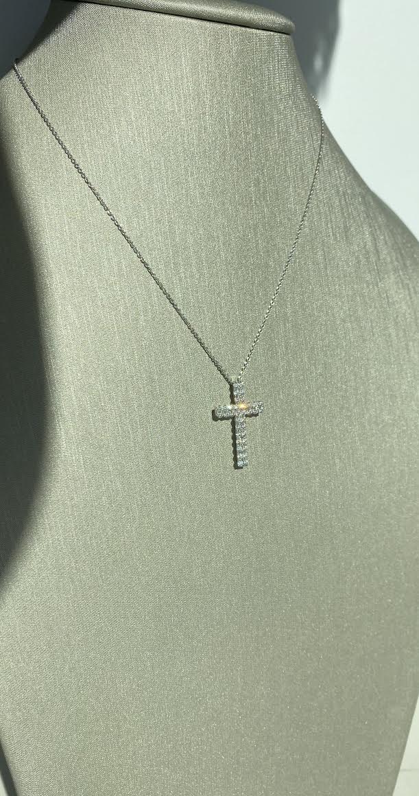 Diamond Cross Pendant Necklace | Joseph Goott & Co.