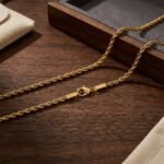 2mm Gold Rope Chain luxury necklace