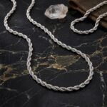 2mm Silver Rope Chain classic jewelry accessory