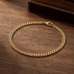 Gold Micro Cuban Bracelet with 18K Gold Bonded finish