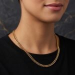Micro Gold Cuban Chain with real 18K Gold Bonded finish