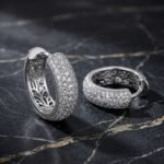 Silver Eternity Earrings for everyday elegance