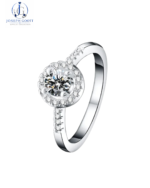 Joseph Goott 925 sterling silver open ring for women minimalist adjustable band