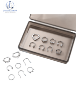 Joseph Goott Florideco Septum Ring Set for cartilage and helix piercings